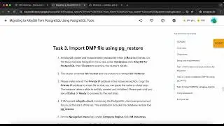 Migrating to AlloyDB from PostgreSQL Using PostgreSQL Tools | GSP1085