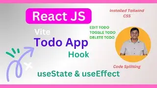 Building a Todo App with React: UseState & UseEffect | Edit, Delete, Toggle Tasks