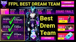 Best Team Free Fire Pro League Tournament/Free Fire Dream Team/Free Fire New Event/Day 1 Team