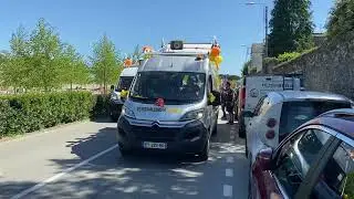 Le km 2020 de la Redadeg 2022 à Vannes avec le Comité Bro Gozh et le Rugby Club de Vannes