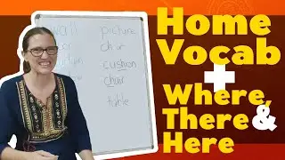 ENGLISH Practice Lesson | Where There There | Basic Home/House Vocab | Learning Basic English |
