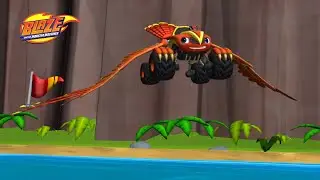 Blaze: Obstacle Course 🔥 FALCON BLAZE: Experiment with 8 transformations, including a falcon!