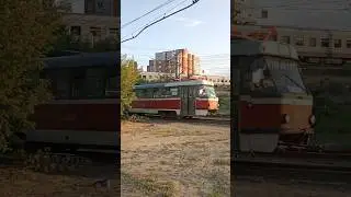 Tatra T3SU, б/н 2632 маршрут №1 на улице Голубинская