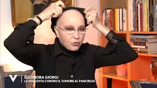 ELEONORA GIORGI SENZA CAPELLI A VERISSIMO NON BISOGNA AVERE VERGOGNA DELLA MALATTIA