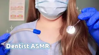 ASMR Teeth Cleaning & Dental Caries Treatment💙 (Dentist Roleplay)