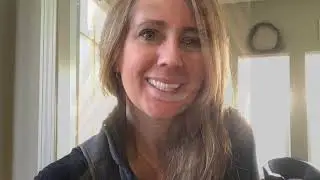 Eating a caramel covered brownie while wearing Removable Veneers USA clip on veneers.