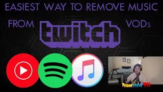 Easiest Way To Remove Music From Twitch VODs | Using OBS
