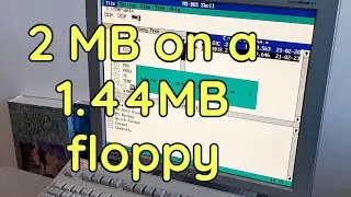 Squeezing in 2MB on a 1.44MB floppy disk