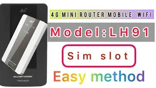 Model-LH91 Sim Slot Replacement|4G Mini Router Mobile WiFi Sim Ways|LH91 Sim Jack Easy Method#device