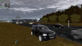 City Car Driving -BMW X5 II (E70) 4.8 (355л.с.) Летаем по трасе