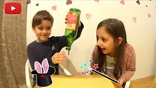 #1 Масяшины Фокусы ! Бутылка и Ключ. Фокусы и трюки. Шоу. Челлендж. Топ 10