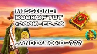 🔴 MISSIONE : BOOK OF TUT +200K | PRAGMATIC PLAY | CRAZY SLOT |