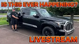 A 2024 Toyota Tundra 1794 TRD Update During The Livestream!
