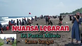 Pantai Mliwis Nuansa Lebaran