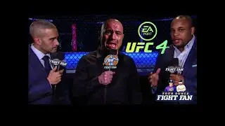 EA UFC 4 without Joe Rogan commentary. will DC commentate his own title fight?