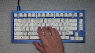 Keychron Q1 sound test w/ GMK Honor keycaps and Gateron Brown switches (Pre-mod)
