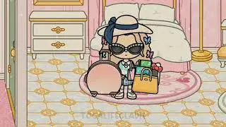 We're going on a vacation at Paris ✈️🌃🧺 | Toca Boca 🌷🧺🥥
