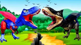 The EPIC Battle Between Flash T-Rex and Joker T-Rex - Who Will Emerge Victorious?