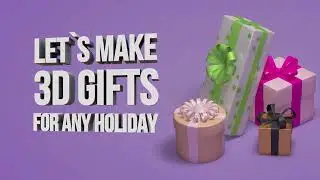 How to create gift boxes in Cinema 4D!  |  Beginner level