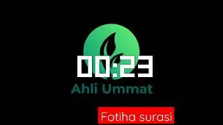 Fotiha surasi 51 soniya / Shaytonni yengib tinglang #islomuz #fotiha