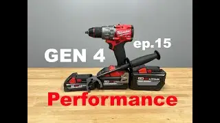Milwaukee GEN 4 M18 FUEL 1/2 inch hammer drill review | 2904-20 | drills ep.15 | gen3 vs gen4