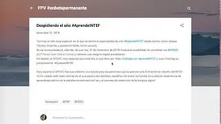 Video Tutorial AprendeINTEF
