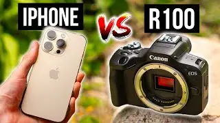 Canon R100 vs iPhone | Can a $479 Entry Level Camera Beat a Smartphone?