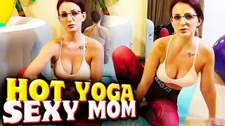 Sexy mom teaches yoga🤸‍♀️🔥Hot babes live stream🔥