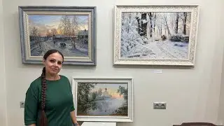 Выставка вышитых картин Эстэ в галерее Вдохновение