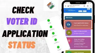 Check voter id application status online in hindi