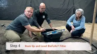 How to Build a Koi Pond: Step 4 - Hook Up and Level BioFalls®