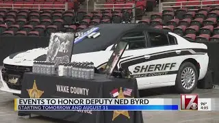 Events honoring fallen Wake County Deputy Ned Byrd