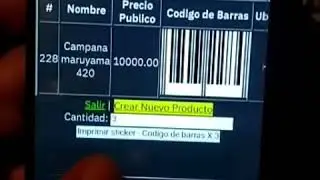 Barcode create and print from smartphone. (IP printer not connected to a pc)