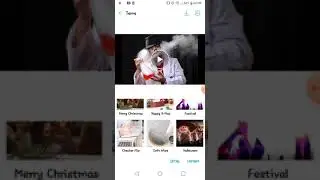 Telefon ile video efekti kesme hızlandırma ve tema yerleştirmesi.