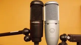 The Audio-Technica AT2020 vs the AKG Perception 120 sound comparison
