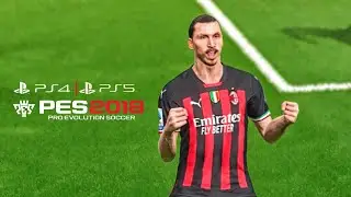 PES 2018 - AC Milan vs Juventus(PS4/PS5) Gameplay - Serie A 22/23 |Update 2023