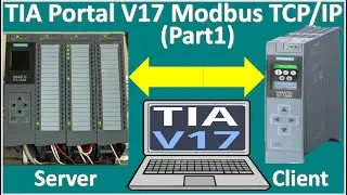 TIA Portal V17 connect with PLC S7-1500 about Modbus TCP/IP communication Part-1