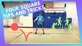 How to be Better at Four Square | Tips and Strategies in PE Class |