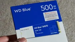 Unboxing WD blue NVMe 500GB SSD