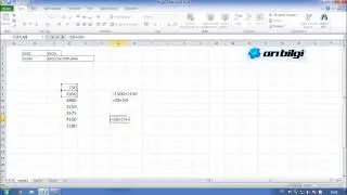 Excel Kursu Eğitimi Videosu - Excel'de Toplam İşlevi