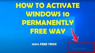 How To Activate Windows 10 Permanently For Free 2024 | Easy way in 1 minutes ! #activatewindows10