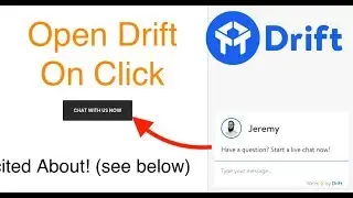Start a Live Drift Chat with Any Link or Button on a WordPress Website