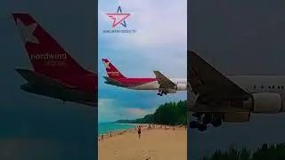 Russia’s Nordwind Airlines Boeing 767 At Phuket International