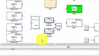 Programming Arduino with Matlab Simulink  using state flow