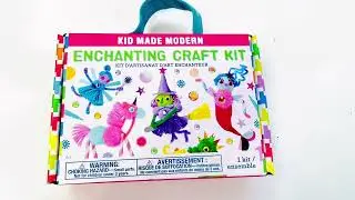 Kid Made Modern Arts and Crafts for Girls Enchanting Craft Kit - Children's Storybook Setting