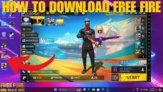 How to download free fire on pc/laptop In english (2024)