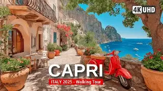 CAPRI Walking Tour 🇮🇹 | 🌺 Discover Capri in 4K walk ... Italy’s Most Beautiful Island!  [4K60]