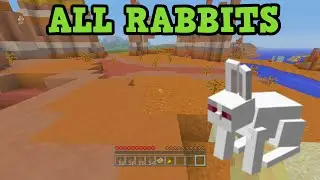 Minecraft PS3 / Xbox 360 How To Find Rabbits + KILLER RABBIT in Survival
