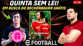 QUINTOU! COMPLETANDO OBJETIVOS EM BUSCA DO BECKENBAUER ÉPICO GRÁTIS NO EFOOTBALL 2024 MOBILE AO VIVO