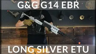 G&G GR14 EBR Long Silver ETU | Fox Airsoft